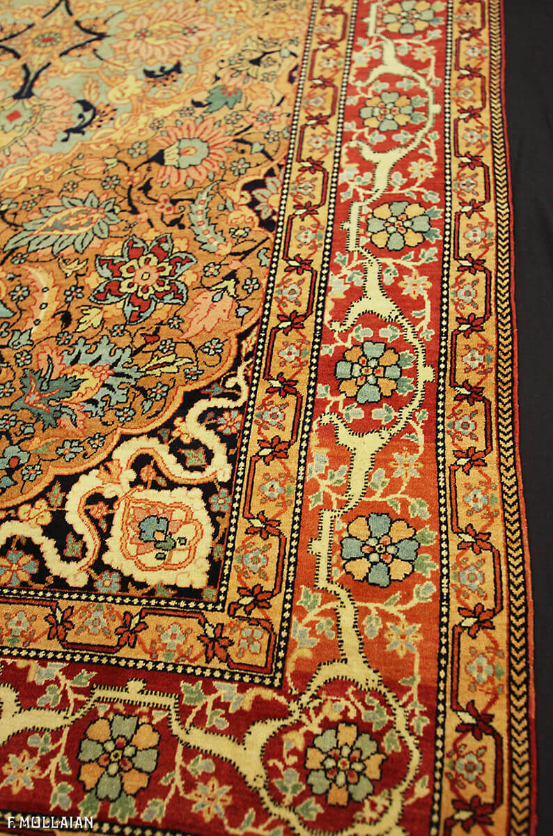 Tappeto Persiano Antico Tabriz Hagi Gialili n°:70367067